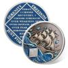 Vitalway Braving the Storm 28 Year Sobriety Coin, NA Recovery Medallion view 1