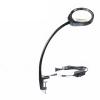 10X Magnifying Glass with Light and Clamp, Dimmable Lighted Magnifier with Stand, Flexible Gooseneck LED Desk Lamp Hands Free for Craft Reading Painting Hobby Close Work view 1