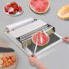 17.7''/450mm Cling Film Wrapper Plastic Wrap Machine Electric Wrapping Machine with Large Tray for Food Fruit Vegetable Packaging Supermarket Restaurant Kitchen Grocery Store view 4
