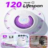 Beser Ultrasonic Retainer Cleaner, 2X Clean, 4X Sterilize, Dental Retainer Cleaner Machine Pod for Aligner, Nightguard, Mouth Guard, Denture Cleaner, Oral Dental Care, IPX6, 200ML, White view 2