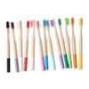Beaupretty 4pcs Biodegradable Toothbrushes with Soft Bristles Ergonomic Slip Handles Cleaning for Travel and Home Use Rosy Oral Care view 2