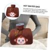 Beaupretty Plush Cartoon Winter Hot Water Bottle Bag with Leak PVC Hand Warmer for Menstrual Arthritis Headaches and Cold Therapy Portable for Travel and Daily Use view 3