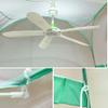 Extra Large Portable Mosquito Net, No Installation Needed, Foldable Bed Canopy with Triple Door, Ideal for Camping & Travel - Green, 150cm x 200cm view 4