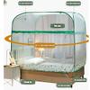 Extra Large Portable Travel Mosquito Net, Foldable Bed Canopy with Triple Door, No Installation Needed, Purple, 120cm x 200cm - Ideal for Camping & Outdoor Protection view 2