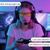 ANDWOOD Blue Light Blocking Glasses Women Men Computer Small Face Gaming Yellow Lens Bluelight Blocker Teens view 2