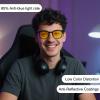 ANDWOOD Blue Light Blocking Glasses Women Men Computer Small Face Gaming Yellow Lens Bluelight Blocker Teens view 3