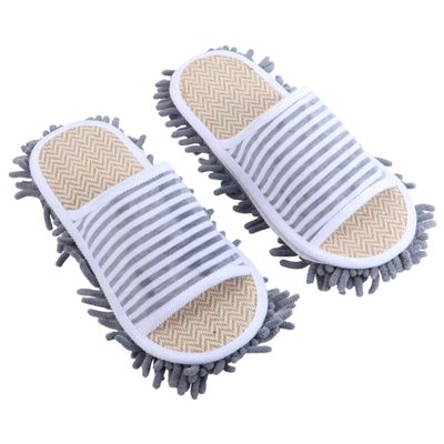 Ipetboom Microfiber Slipper Floor Cleaning Household Pair Cloth Women