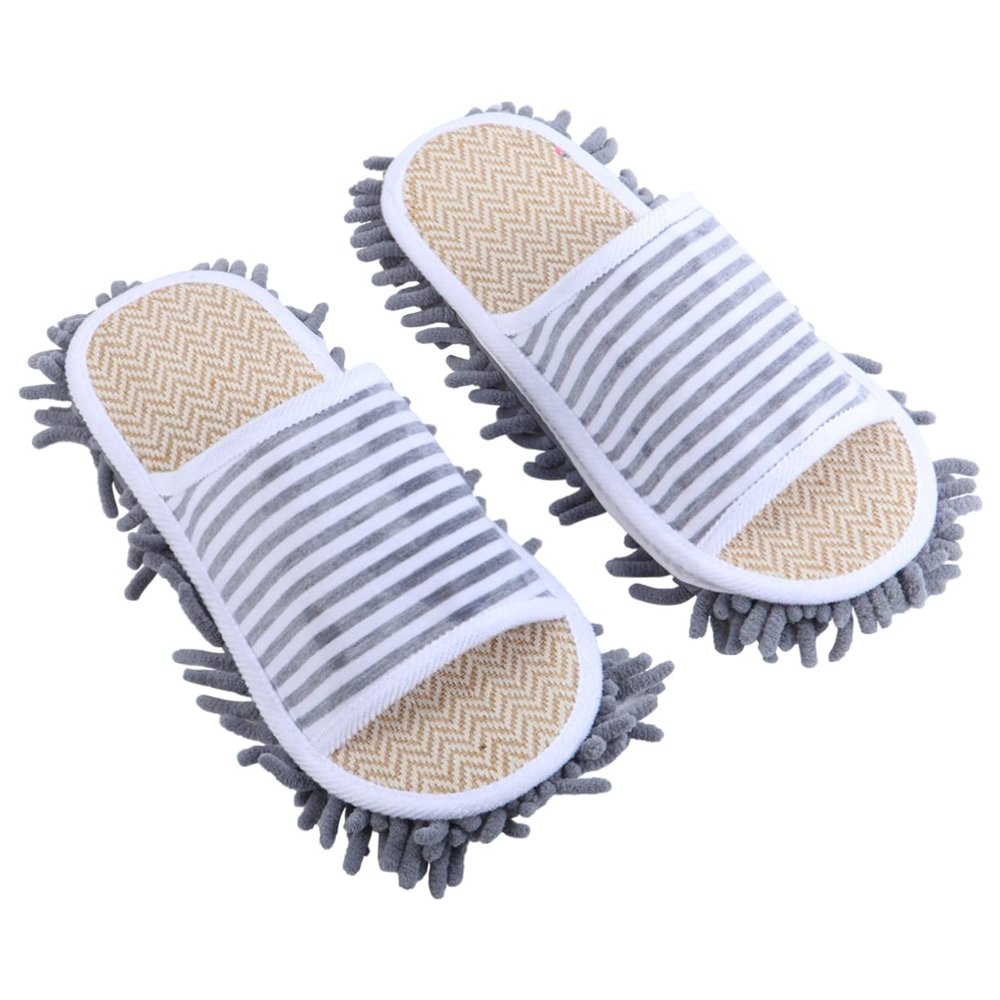 Ipetboom Microfiber Slipper Floor Cleaning Household Pair Cloth Women
