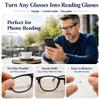 NOMEAROD 2 Pack Stick on Bifocal Lenses for Sunglasses, Reusable Stick on Readers for Glasses, No Water or Glue Needed,+250 view 4