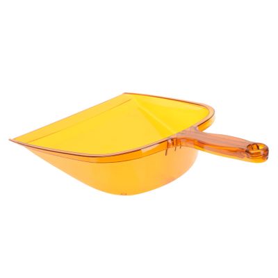 VICASKY Handheld Dustpan with Ergonomic Handle for Household Cleaning Lightweight Transparent Scoop for Desktop and Use and Easy to Clean Dustpan for Home and Restaurant Tasks