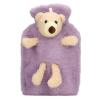 BOENLU Cartoon Hot Water Bottle, Wide Mouth Design, 1000ml Capacity for Home, Office Use (Purple) view 1