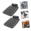 Baluue 2pcs Wheelchair Footrest Pedal Ergonomic Leg Rest Pad for Seniors Disabled Athletes Compact Black Footplates Replacement Accessories for Wheelchair Models view 4
