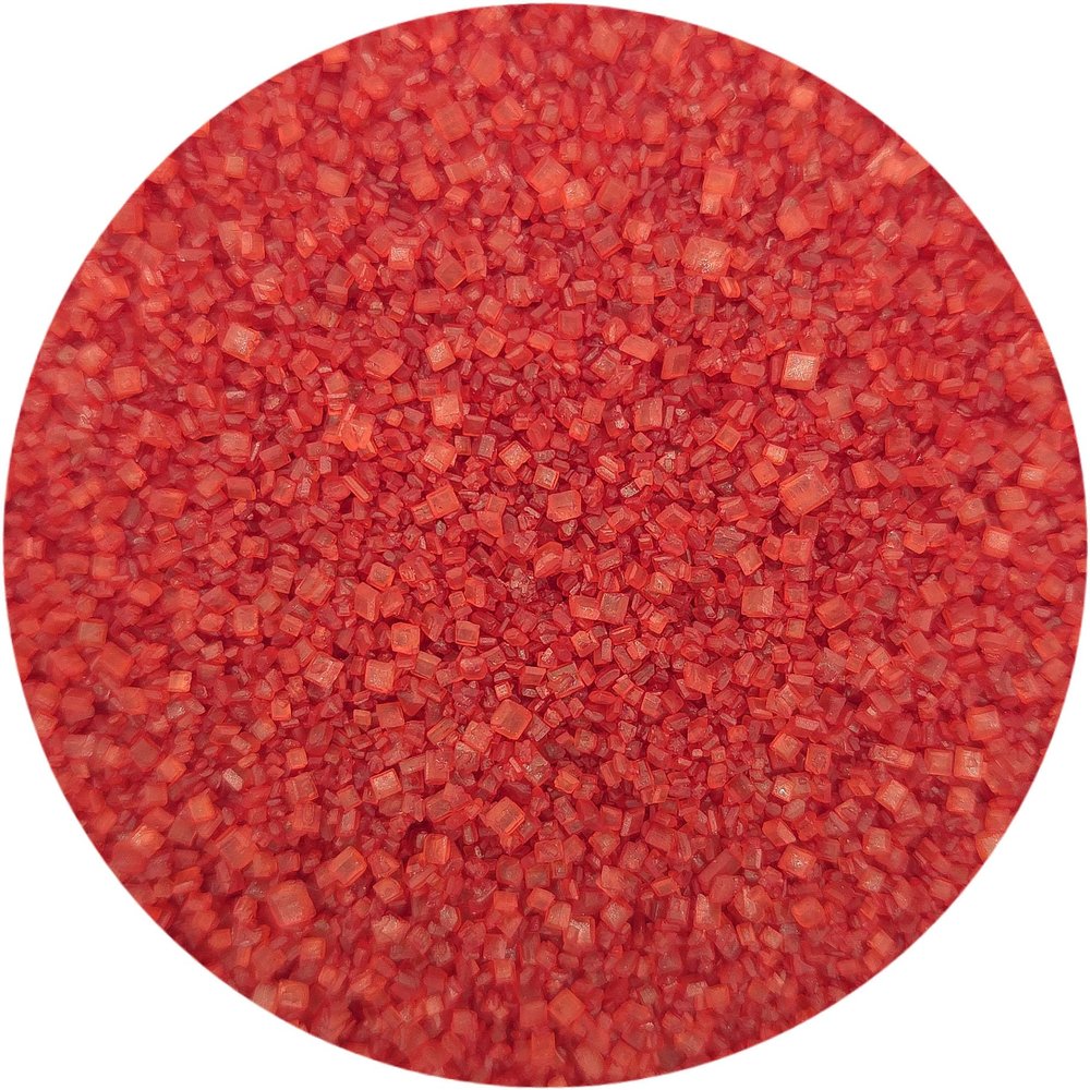 NCS Cranberry Flavored Sanding Sugar for Drink Rims, Cupcakes, Cookies & Desserts 7 oz