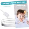 HONMEET 30Pcs Tongue Cleaner Toothbrush Ergonomic Handle Gauze Material Soft Mouth Cleaner for Newborns Oral Hygiene view 4