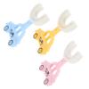 BUTIFULSIC 3pcs U Shaped Silicone Manual Toothbrush for Ergonomic Large Brush Head Gentle Gum Massage and Teeth Cleaning for Boys view 1