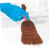HOMOCONO Compact Palm Fiber Desktop Dust Broom for Household Cleaning Durable Wear Resistant Mini Handheld Sweeping Brush with Lanyard for Kitchen Office and Home Surfaces view 3
