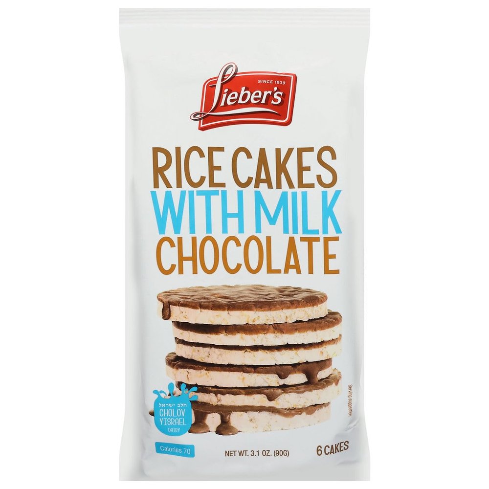 Leibers, Rice Cake Milk Chocolate, 3.1 Ounce