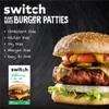 Switch Foods Plant-Based Burger Patties | High-Protein | Soy, Gluten, GMO, Dairy & Allergen Free | 19g Protein | Halal & Kosher | 2 Patties | 8 Oz view 2