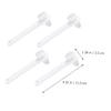 COOLHIYA 4 pcs Small Double Heads Denture Cleaning Brush Portable Toothbrushes for Dentures and False Teeth Durable Plastic Multi Functional Compact Design for Travel and Daily Use view 3
