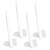 MERRYHAPY 4 pcs Dual Heads Denture Cleaning Brush Portable Small Toothbrush for False Teeth Care Ergonomic Handle Gentle Gums Compact Travel Kit for Elderly Denture Cleaning view 1