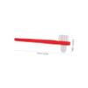 COOLHIYA 4pcs Dual Head Denture Toothbrush with Durable Bristles Double Sided Cleaning Brush for False Teeth Care Portable Travel Friendly Oral Hygiene Tool view 2