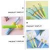 HOMOCONO 4pcs Soft Bristle Toothbrush for Ages Cartoon Animal Design Safe Durable Material Comfortable Teeth Cleaning for Young view 3