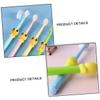 HOMOCONO 4pcs Soft Bristle Toothbrush for Ages Cartoon Animal Design Safe Durable Material Comfortable Teeth Cleaning for Young view 4