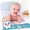 HAKIDZEL 30Pcs Tongue Cleaner Gauze Oral Cleaning Toothbrush Bristle Ergonomic Durable for Newborn Mouth Care view 4