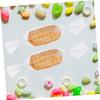 Housoutil 100pcs Clear Cellophane Wrap Sheets for Candy Wrappers Bouquets Treats DIY Crafts High Transparency Dustproof Wrapping for Caramels and Gift Presentation view 3