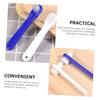 HAKIDZEL 4 pcs Small Denture Cleaning Brush Double Heads Portable Toothbrush for False Teeth Care Lightweight Compact Travel Use Gentle Gums Durable Plastic Material view 2