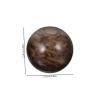 Beatifufu 2Pcs Small Stone Handballs for Massage and Exercise Smooth Polished Palm Rolling Balls for Hand Muscle Relaxation Stress Relief and Elderly Therapy view 2
