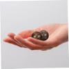 Beatifufu 2Pcs Small Stone Handballs for Massage and Exercise Smooth Polished Palm Rolling Balls for Hand Muscle Relaxation Stress Relief and Elderly Therapy view 3