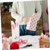 Baluue 50Pcs Small Decorative Candy Wrapping Bags with Cartoon Rabbit Design Multi Purpose Gift Packaging for Party Favors Festival Treat Sweets Bags view 3