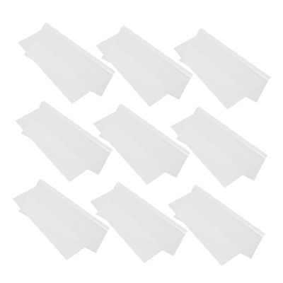 PLAFOPE 100pcs Clear Cellophane Sheets Thick Candy Wrappers for Homemade Treats Flower Bouquet Wrapping Film Durable Water Resistant DIY Craft Wraps