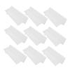 PLAFOPE 100pcs Clear Cellophane Sheets Thick Candy Wrappers for Homemade Treats Flower Bouquet Wrapping Film Durable Water Resistant DIY Craft Wraps view 1