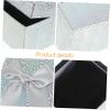 ABOOFAN 6pcs Foldable Square Gift Boxes with Ribbon Paper Packaging for Birthday Bridesmaid Gift Wrapping Storage of Items view 3