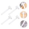 Happyyami 4 pcs Portable Double Head Denture Toothbrushes Ergonomic Small Cleaning Brush for Travel Use Lightweight Denture Care Tool for Elderly Go Maintenance view 2