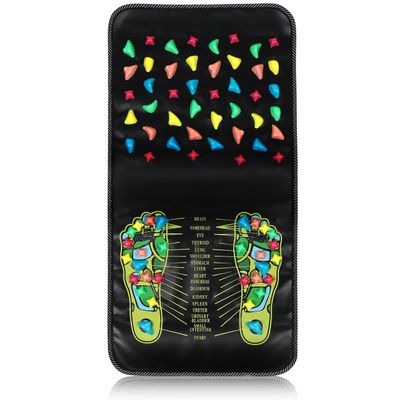 Baluue Safe Foot Massage Mat with Acupressure Stones for Home Use Durable Body Care Massager Pad for Elderly Relief and Circulation Improvement