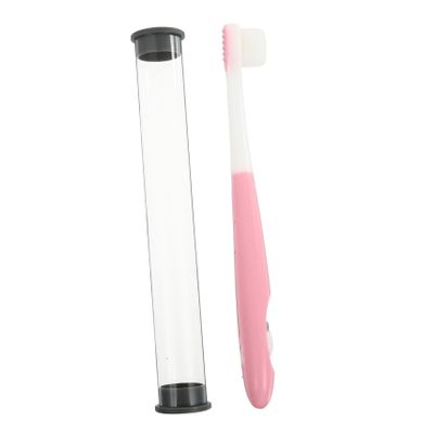 Beaupretty Soft Bristle Toothbrush for Ages with Ultra Fine Dense Bristles Panda Design in Pink Gentle Plaque Removal and Gum Protection Convenient Handheld Oral Care Tool