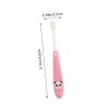 Beaupretty Soft Bristle Toothbrush for Ages with Ultra Fine Dense Bristles Panda Design in Pink Gentle Plaque Removal and Gum Protection Convenient Handheld Oral Care Tool view 2