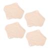 VALICLUD 4PCS Washable Sanitary Napkin Pads Reusable Cotton Women Menstrual Pads Lightweight Panty Liners for Period Essentials view 1