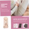 VALICLUD 4PCS Washable Sanitary Napkin Pads Reusable Cotton Women Menstrual Pads Lightweight Panty Liners for Period Essentials view 4