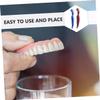 Beaupretty 2Pcs Denture Cleaning Brushes Double Sided Toothbrushes for Denture Care Supply with Bristles and Ergonomic Handles Easy to Carry and Use view 3