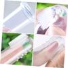 FRCOLOR 10 Sets Finger Toothbrushes with Transparent Cases Food Grade Silicone Soft Bristles Oral Massagers for Gum Care and Teething Comfort view 3