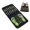 TOPPERFUN Comfortable Foot Massage Mat with Walking Stone Structure Durable Safe Material Foot Relaxation Massager for Home and Salon Use Relief Sole Massager Tool view 1