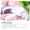BUTIFULSIC 10 Sets Finger Toothbrushes Silicone Oral Massager Soft Bristles Double Sided Teeth Cleaning Tool with Storage Cases for Newborns view 2
