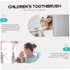 FRCOLOR Soft Bristle Toothbrush for Ages Ergonomic Non Slip Handle Ultra Fine Dense Bristles for Gentle Mouth Care and Teeth Cleaning Manual Cartoon Design with Bucket Pink Panda Theme view 4