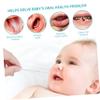 SOESFOUFU 30Pcs Oral Cleaning Gauze Toothbrush with Tongue Cleaner for Newborns Gentle Mouth Swabs Disposable Soft Bristle Oral Hygiene Kit view 3