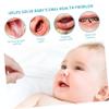 ERINGOGO 30Pcs Tongue Cleaner Gauze Oral Cleaner Soft Absorbent Fabric for Newborns with Ergonomic Handle Lightweight Safe Materials view 4