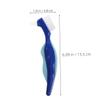 Baluue 2Pcs Double Sided Denture Toothbrush Travel Portable Denture Brushes for False Teeth Cleaning Material Oral Care Tool Gift view 2